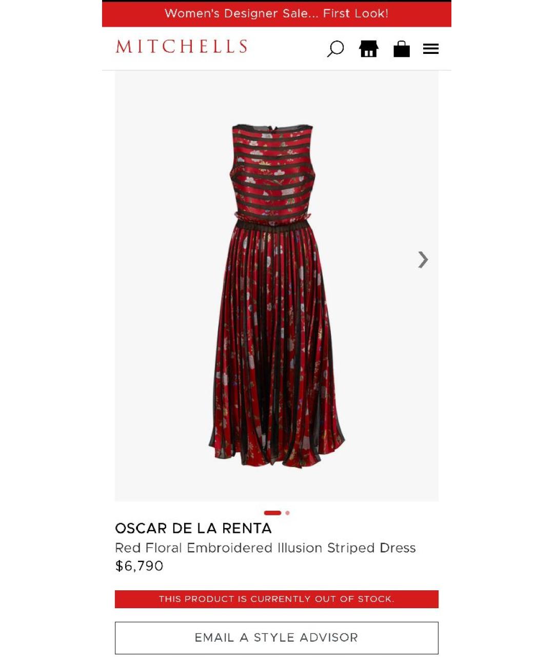 OSCAR DE LA RENTA Шелковое вечернее платье, фото 7