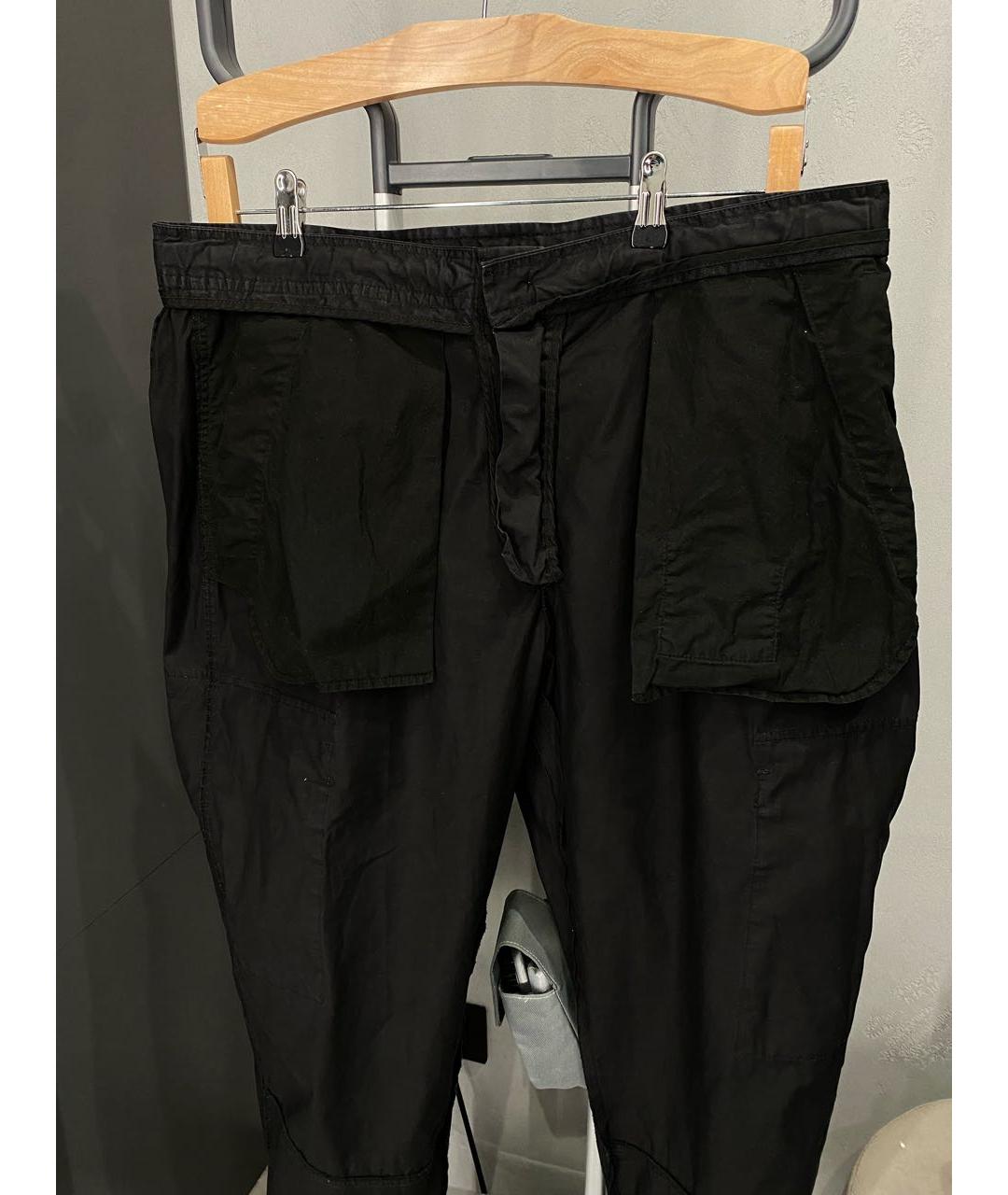 DOLCE&GABBANA Черные хлопко-эластановые повседневные брюки, фото 3