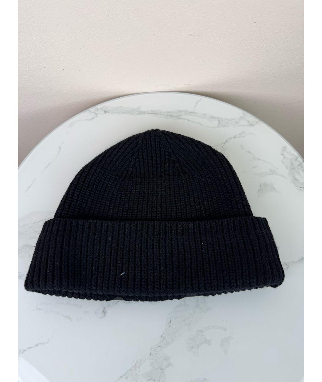 CHROME HEARTS Черная кашемировая шапка, фото 2
