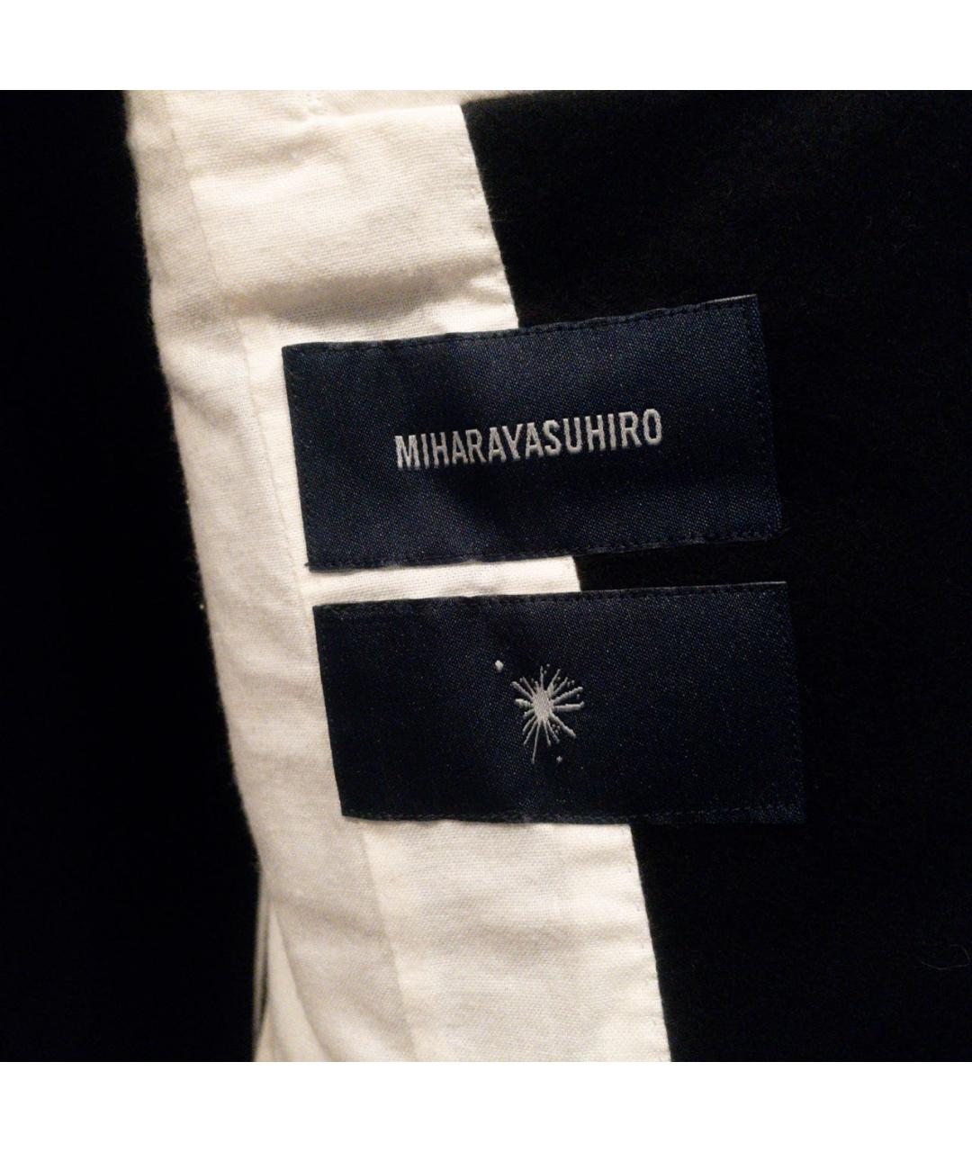 MAISON MIHARA YASUHIRO Черный хлопковый пиджак, фото 4