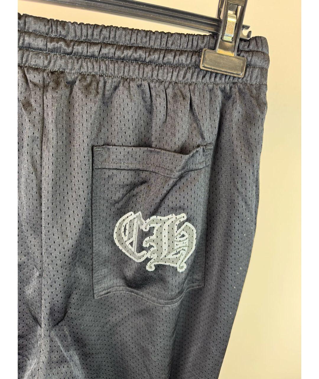 CHROME HEARTS Черные прямые брюки, фото 4