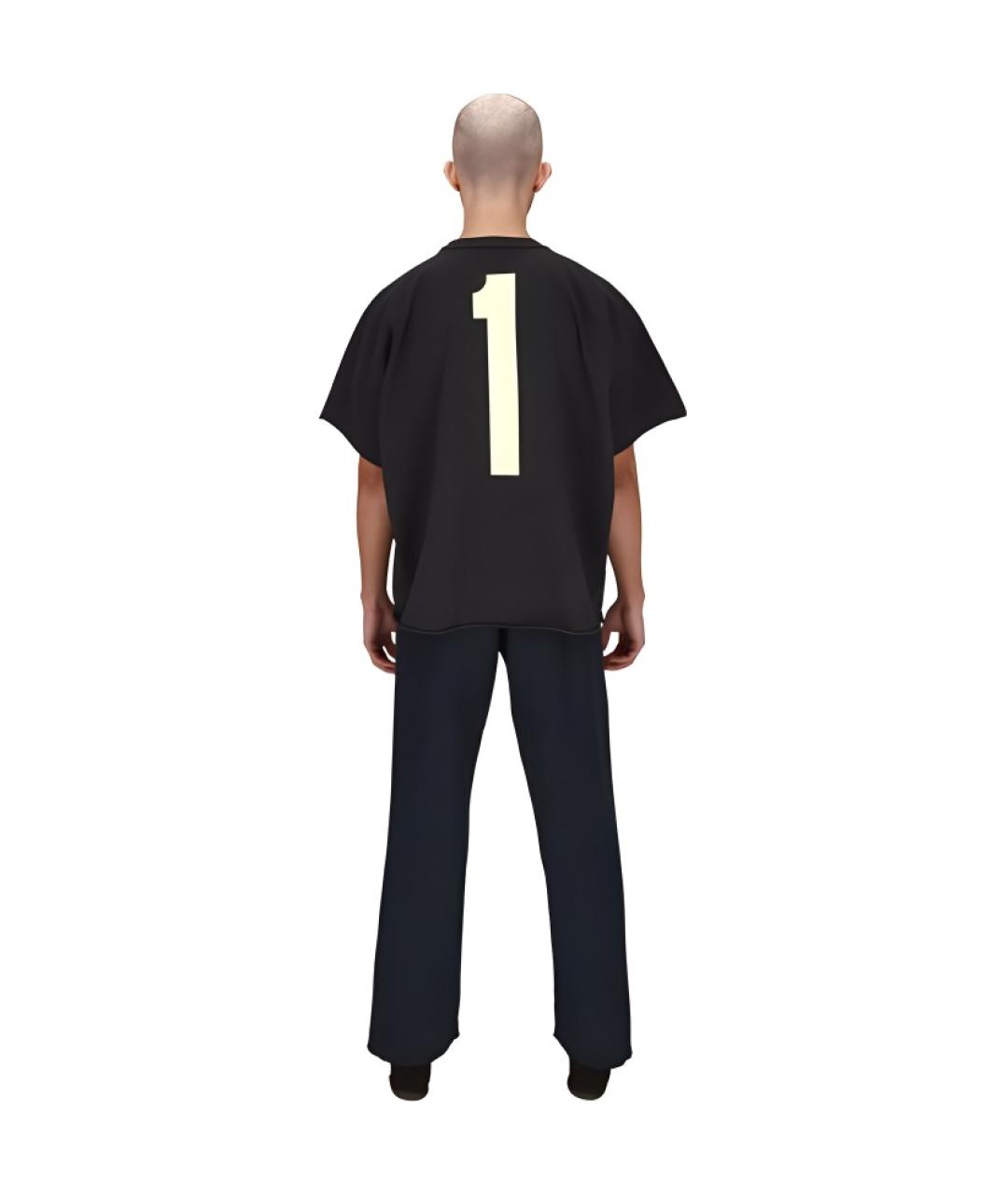 YEEZY Черная футболка, фото 4