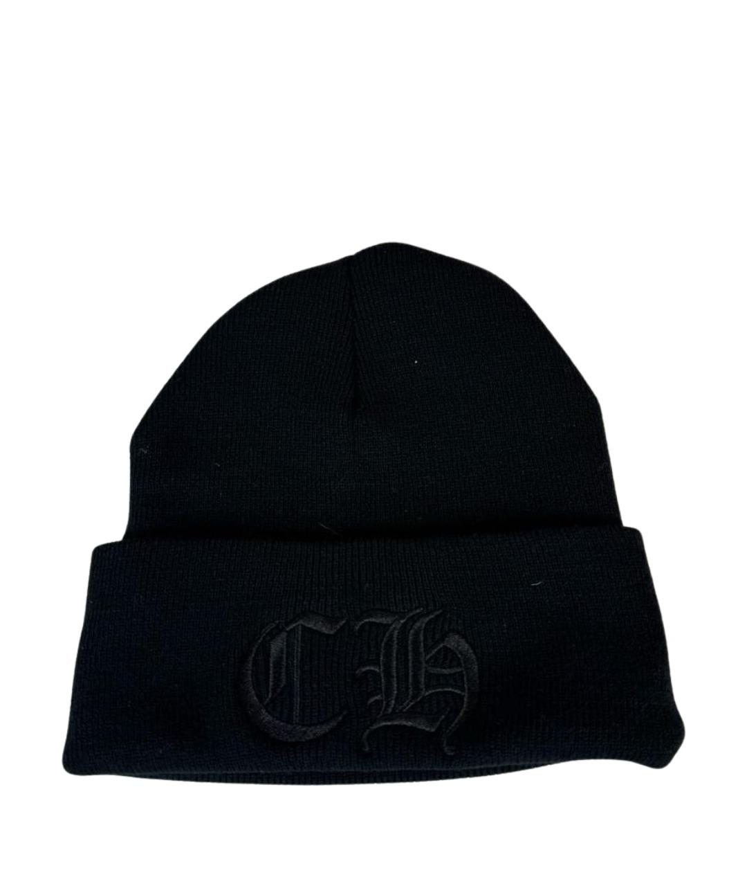 CHROME HEARTS Черная шапка, фото 1