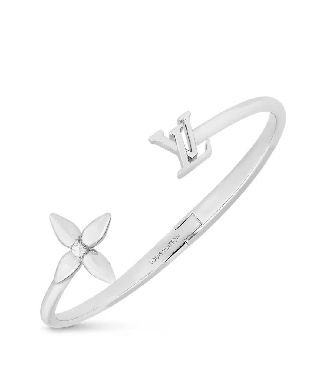 LOUIS VUITTON Серебрянный металлический браслет, фото 2