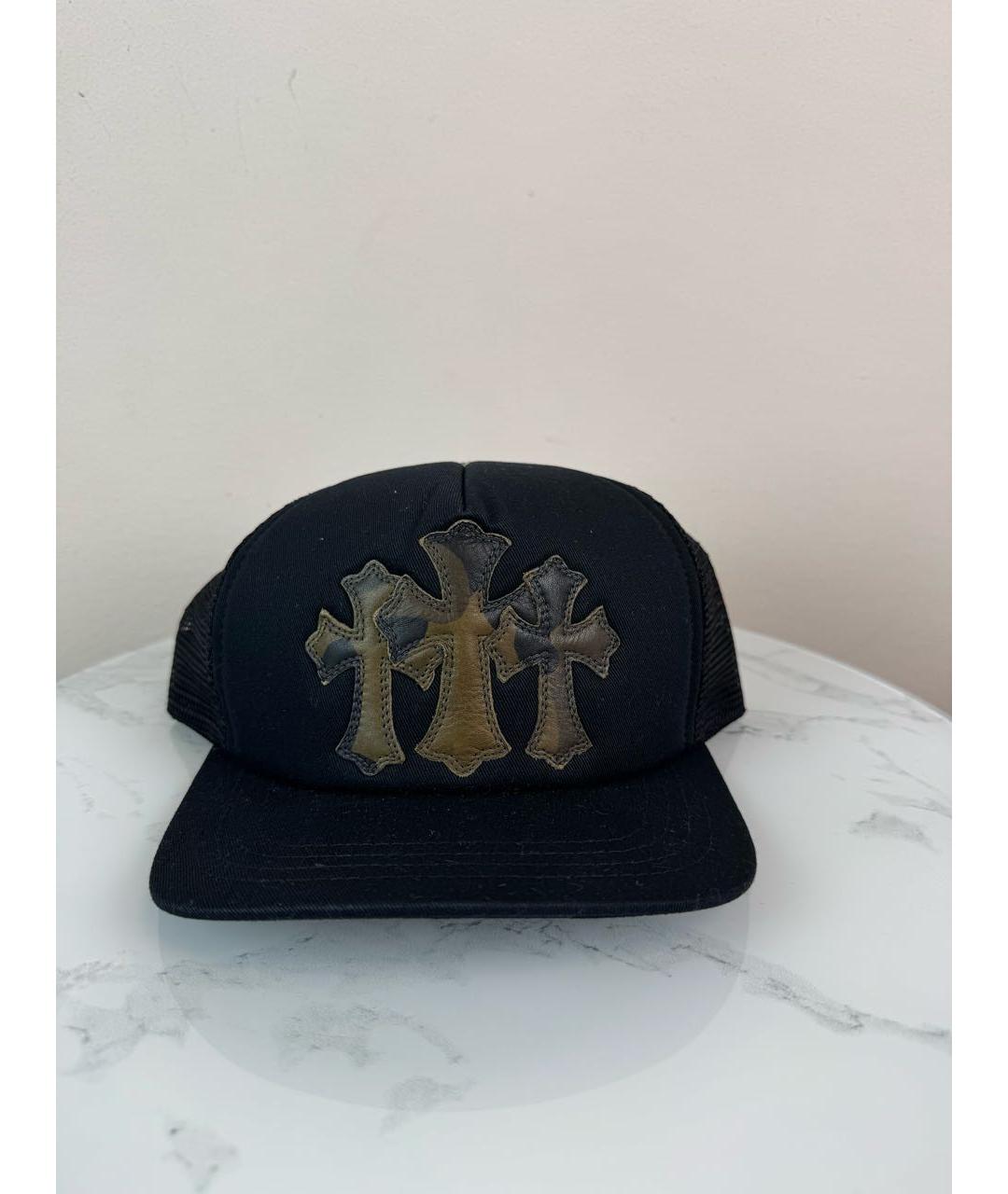 CHROME HEARTS Черная хлопковая кепка/бейсболка, фото 6