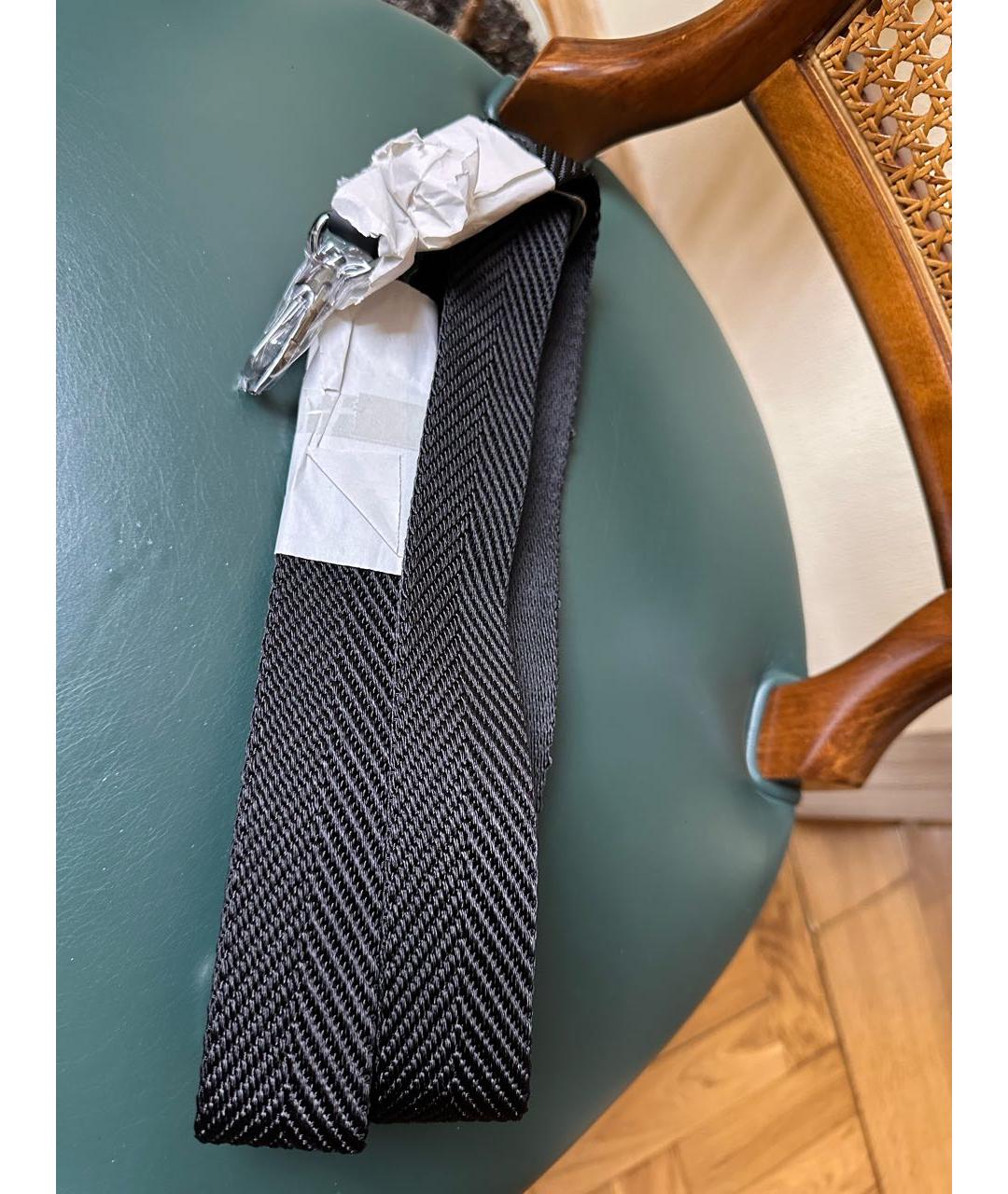 ERMENEGILDO ZEGNA XXX Черный кожаный портфель, фото 5