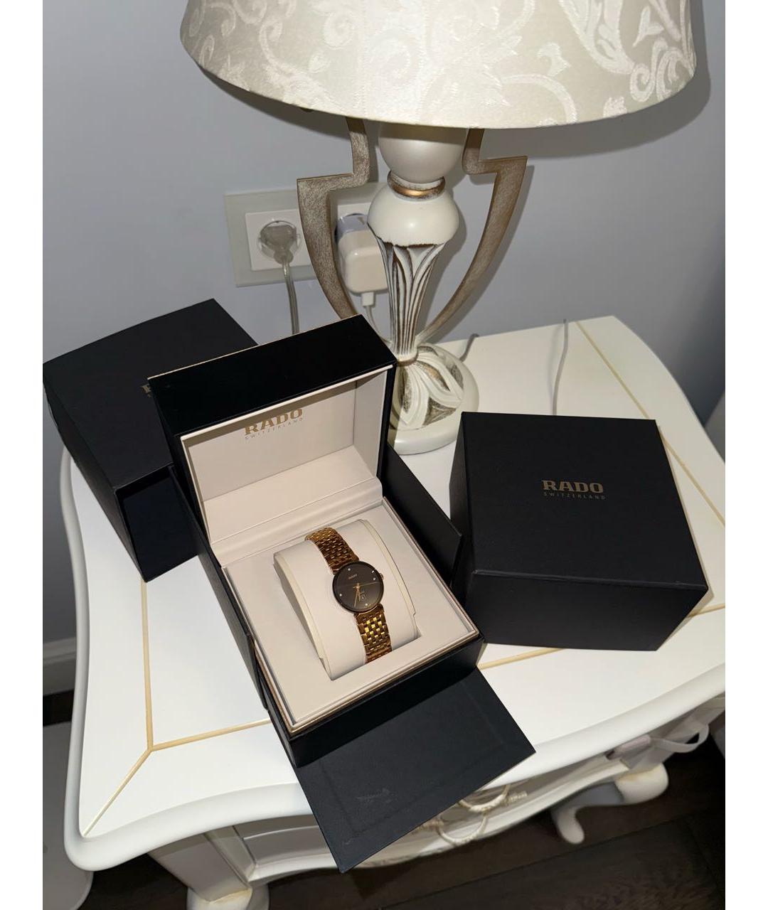 RADO Черные металлические часы, фото 2