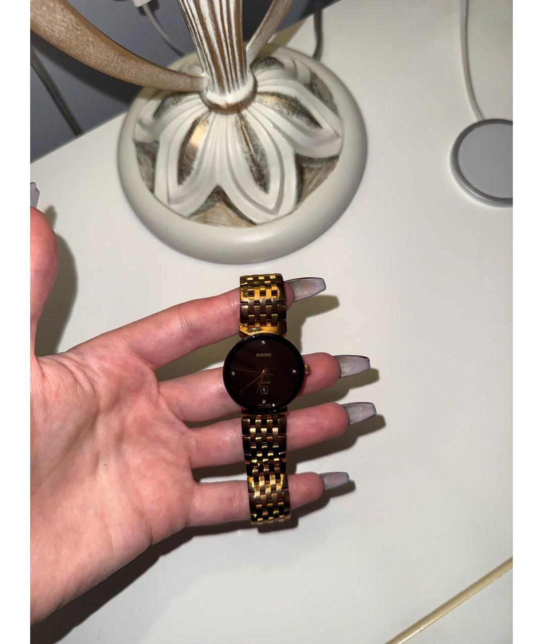 RADO Черные металлические часы, фото 5