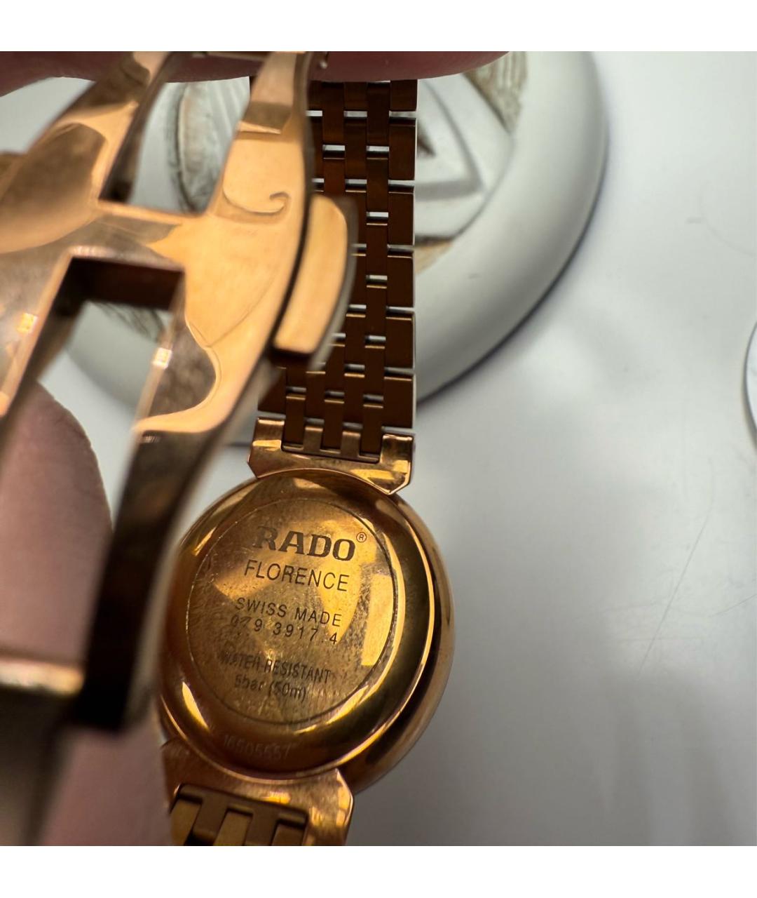 RADO Черные металлические часы, фото 3