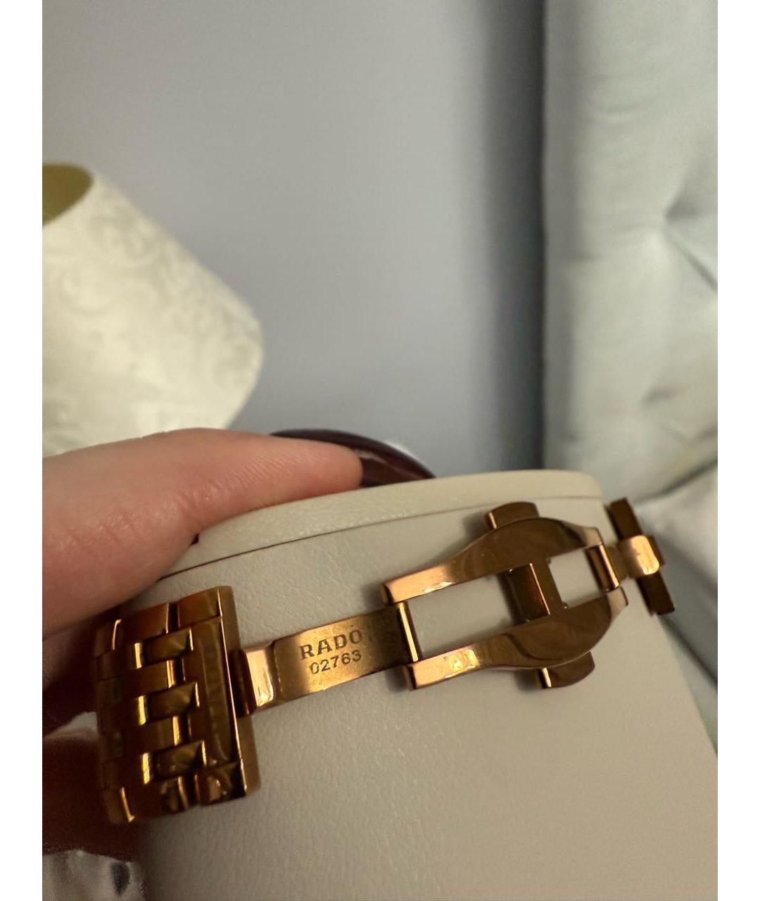 RADO Черные металлические часы, фото 4