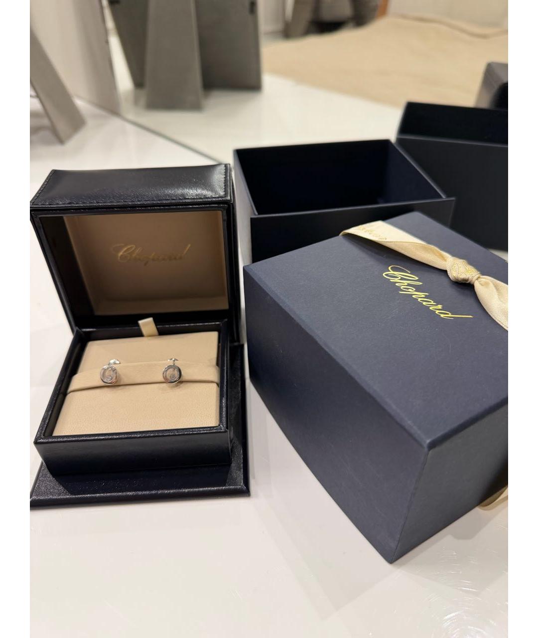 CHOPARD Белые серьги из белого золота, фото 4