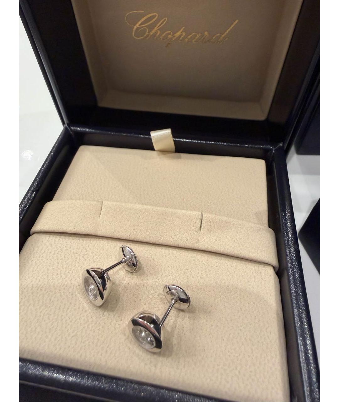 CHOPARD Белые серьги из белого золота, фото 2