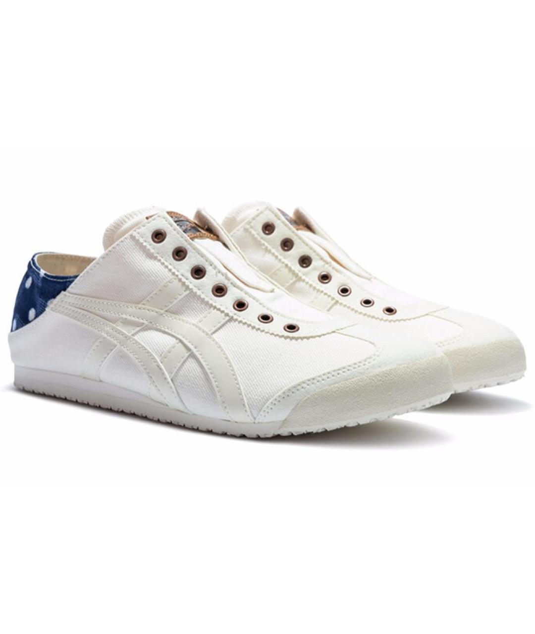 ONITSUKA TIGER Белые текстильные кеды, фото 2