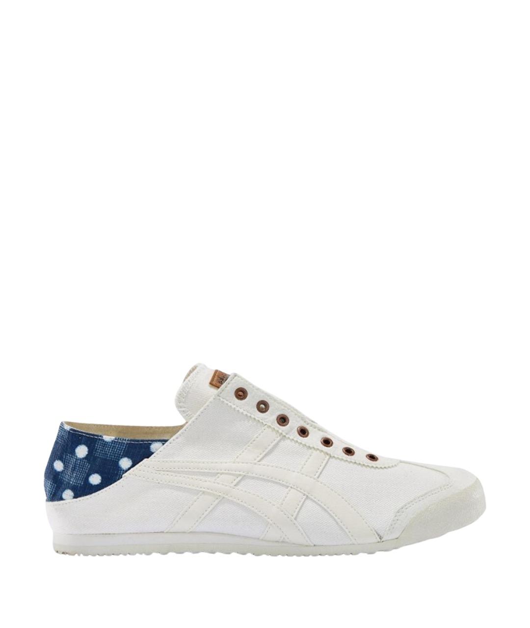 ONITSUKA TIGER Белые текстильные кеды, фото 1