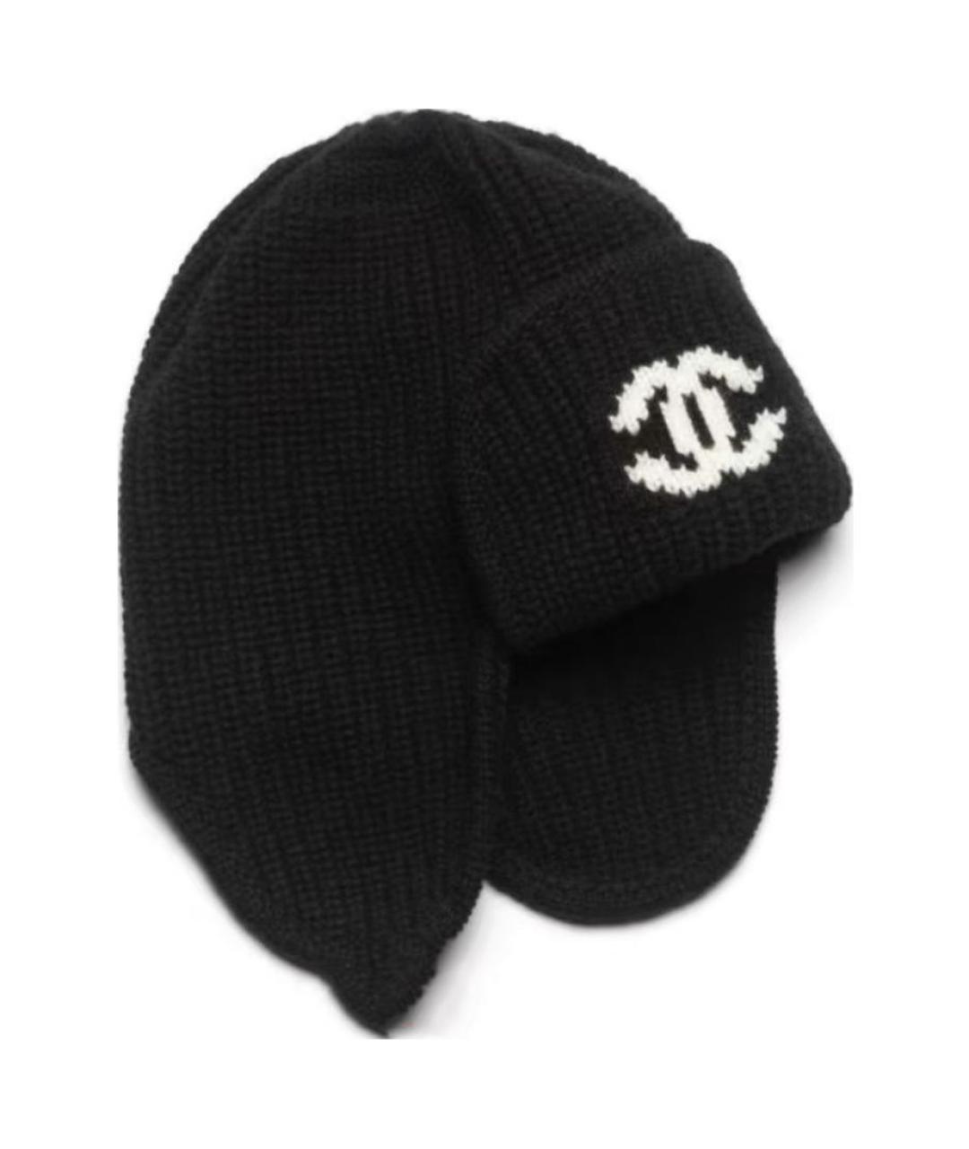 CHANEL Черная шляпа, фото 2