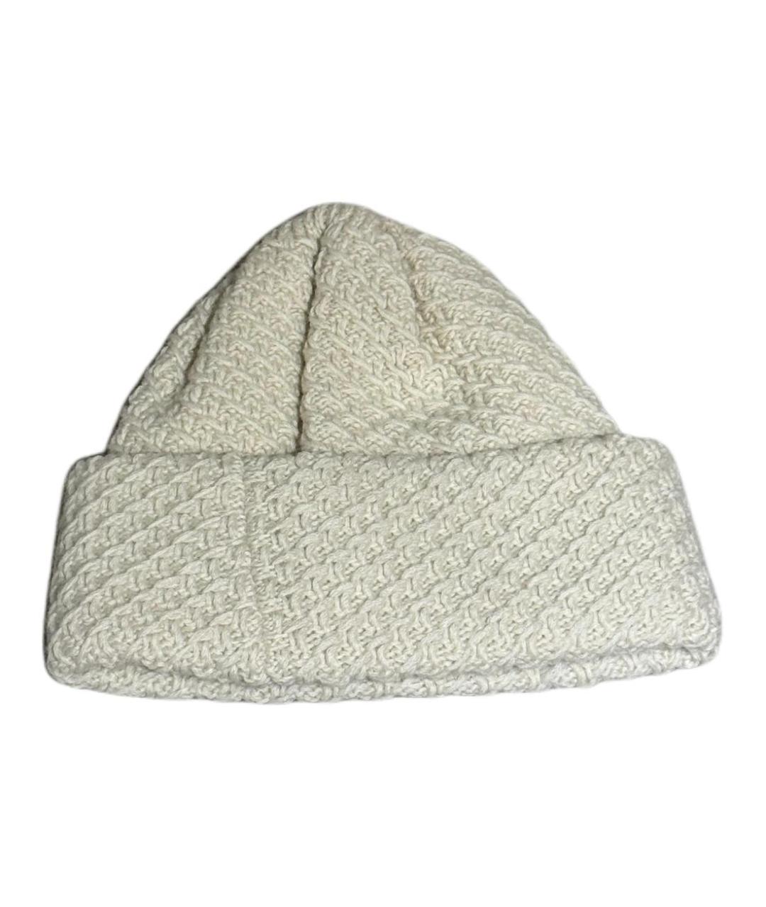 CHANEL Белая кашемировая шапка, фото 2