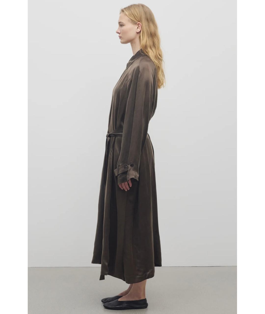 THE ROW Коричневый тренч/плащ, фото 4