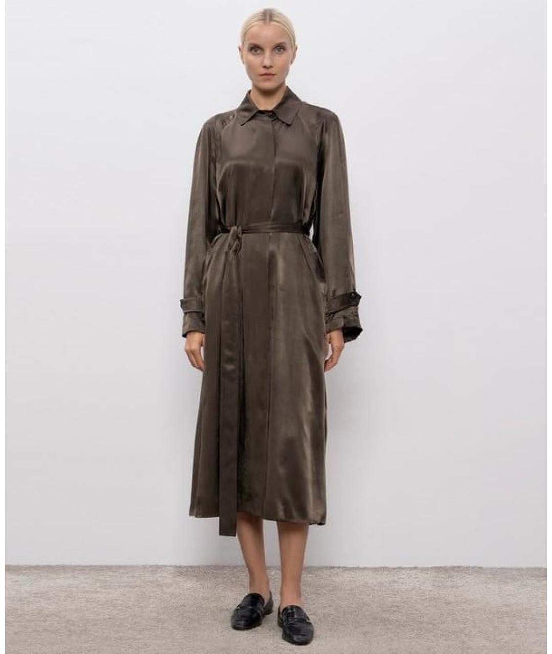 THE ROW Коричневый тренч/плащ, фото 5