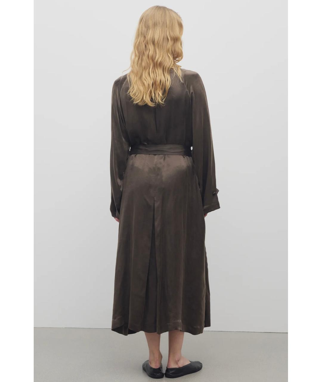 THE ROW Коричневый тренч/плащ, фото 5