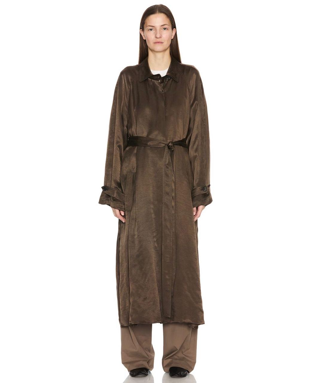 THE ROW Коричневый тренч/плащ, фото 6
