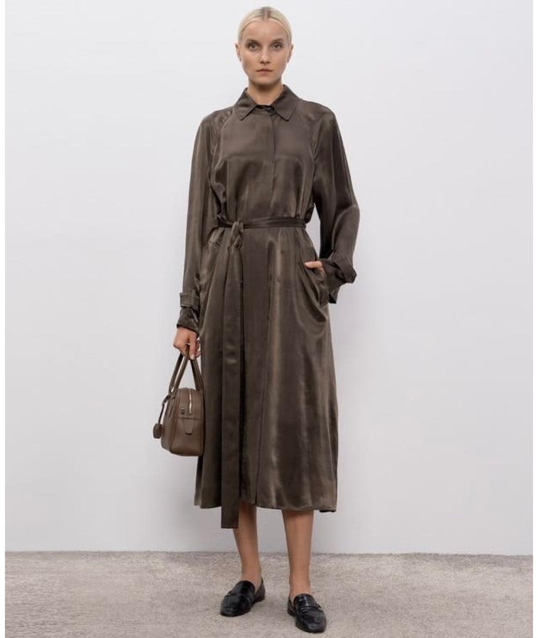 THE ROW Коричневый тренч/плащ, фото 4