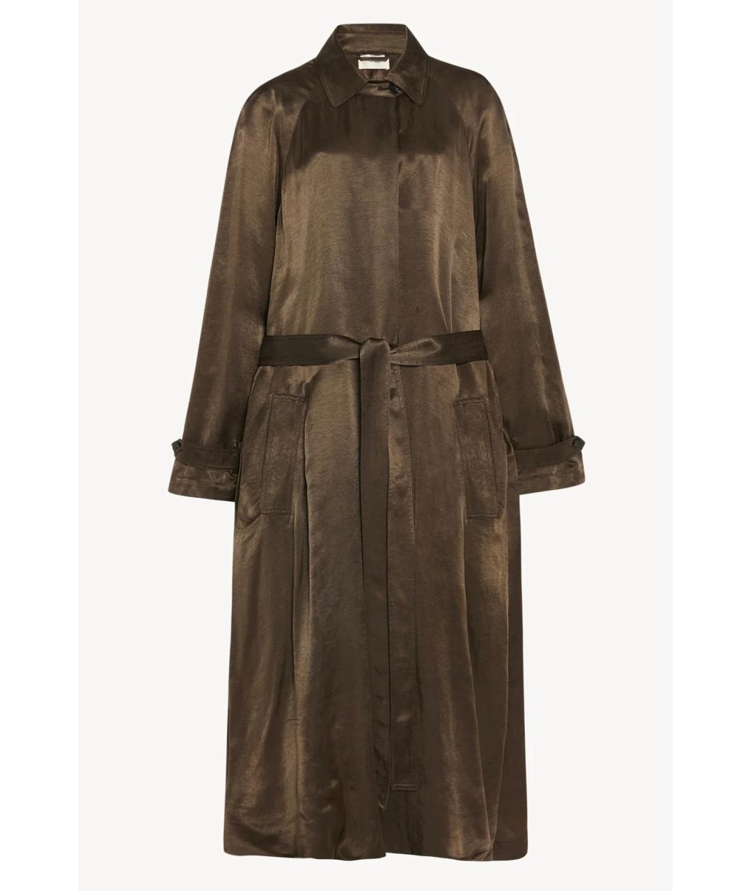 THE ROW Коричневый тренч/плащ, фото 6