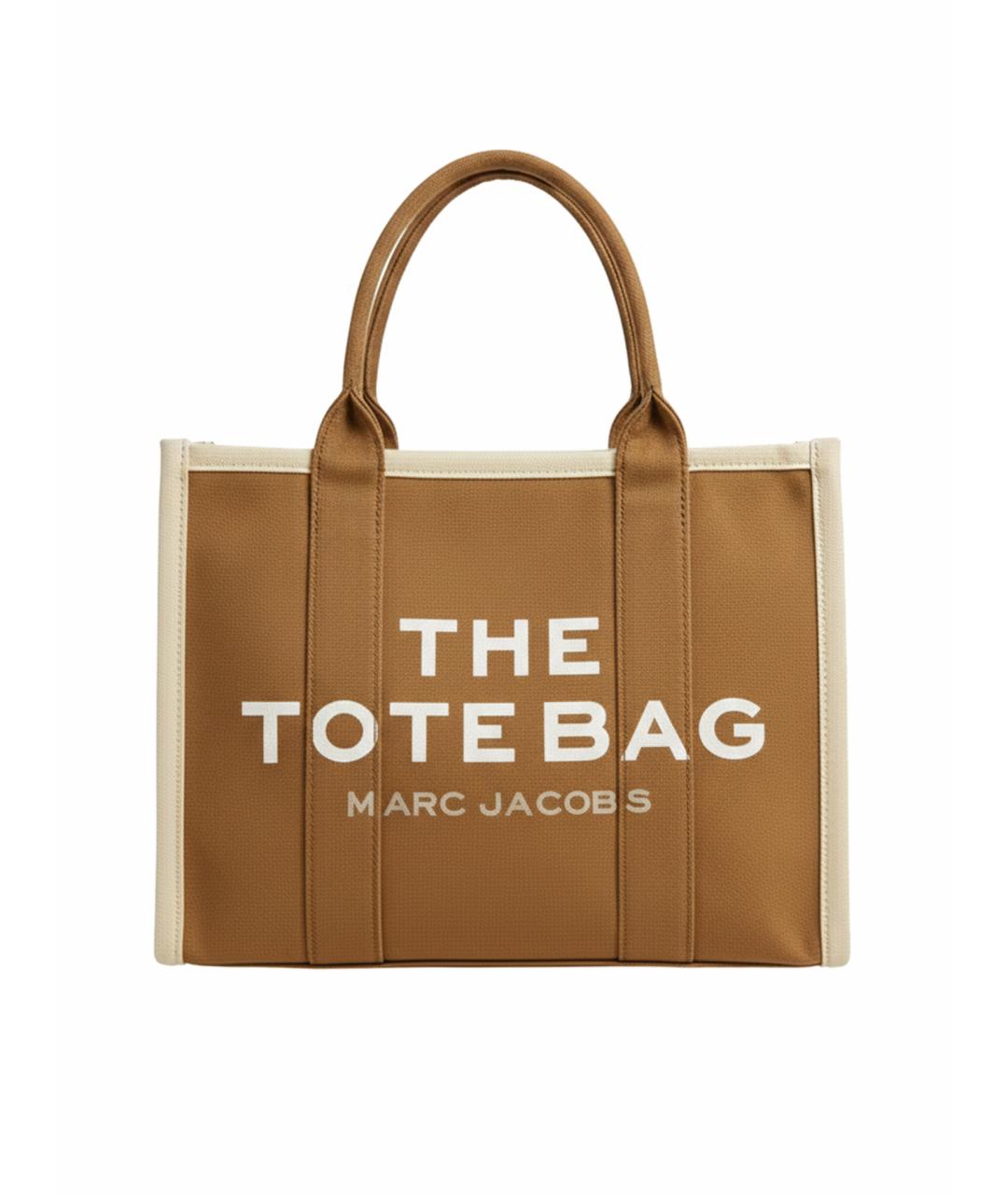 MARC JACOBS Коричневая хлопковая сумка тоут, фото 1