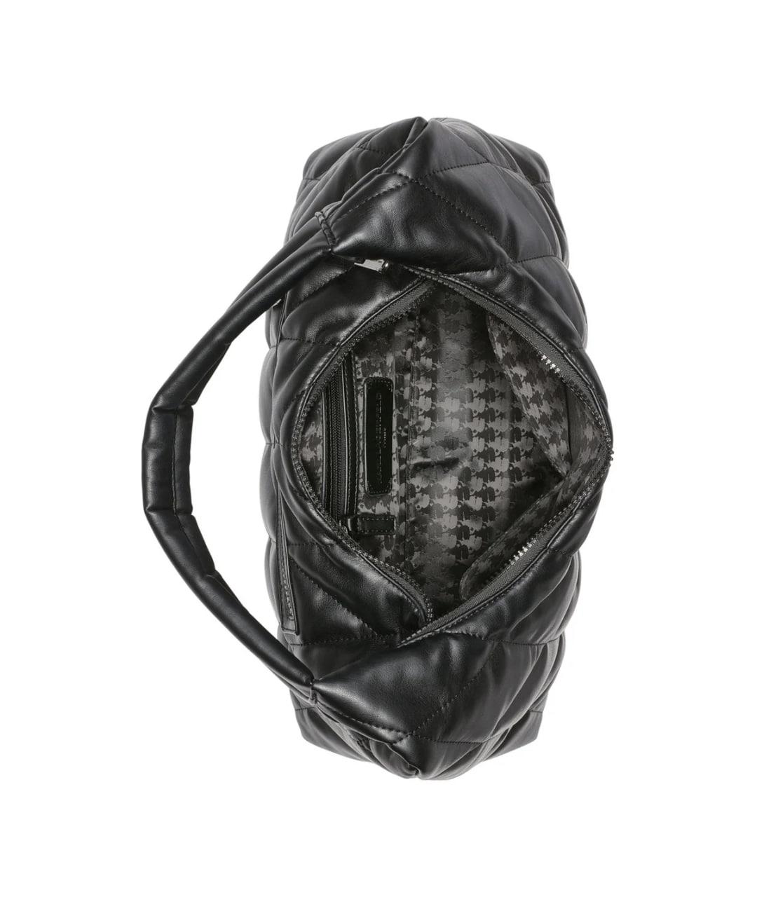 KARL LAGERFELD Черная сумка с короткими ручками из искусственной кожи, фото 4