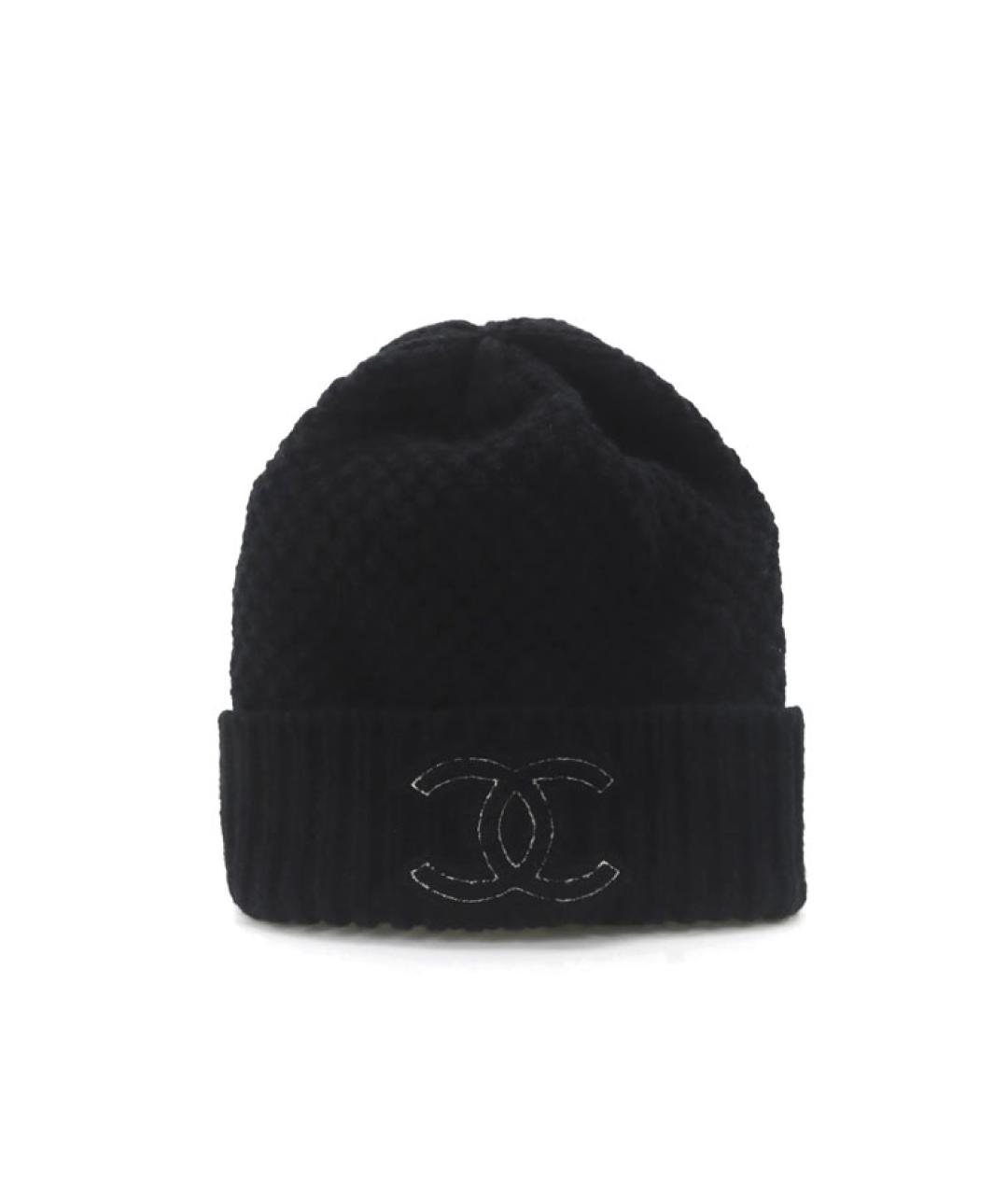 CHANEL Черная шапка, фото 1