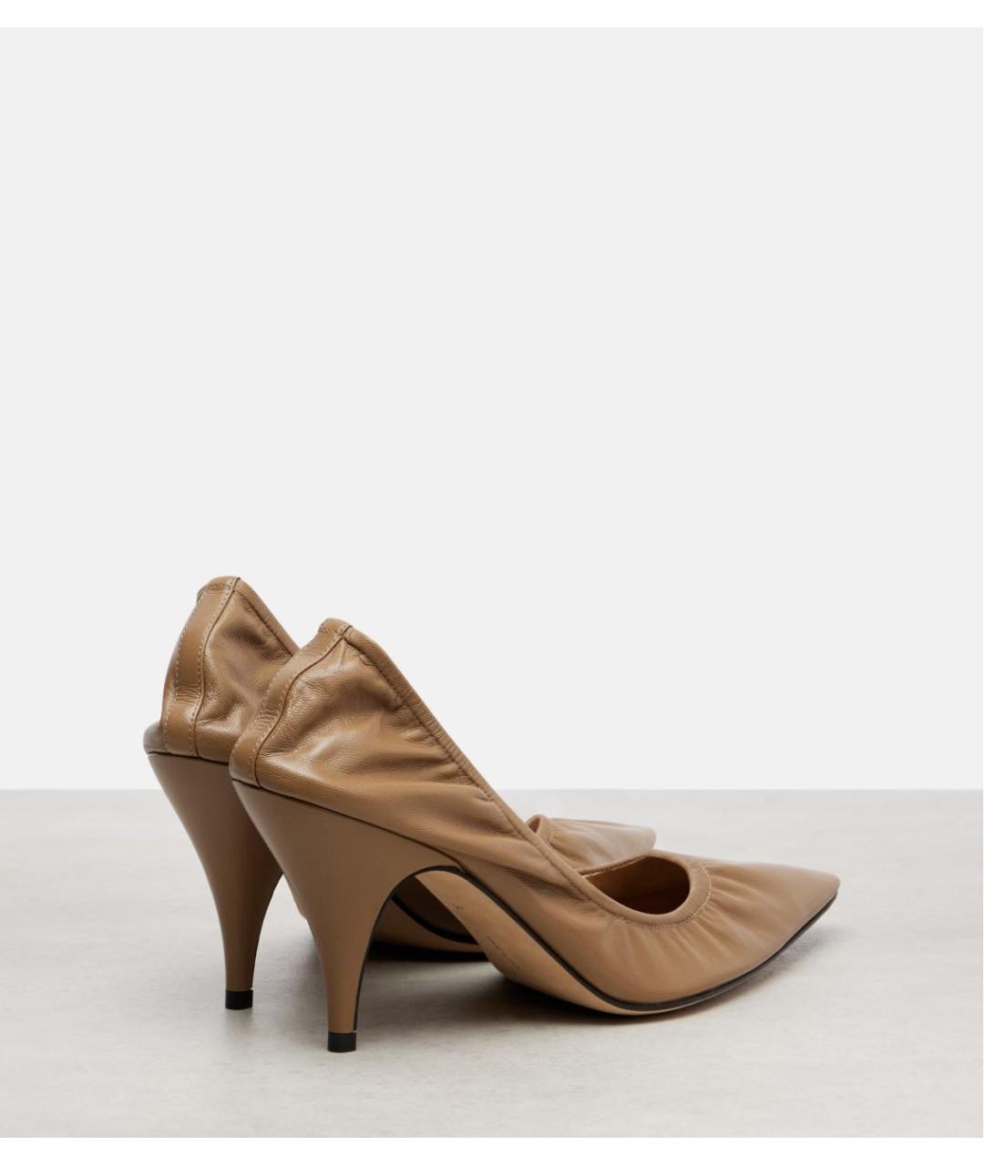 THE ROW Коричневые кожаные туфли, фото 5