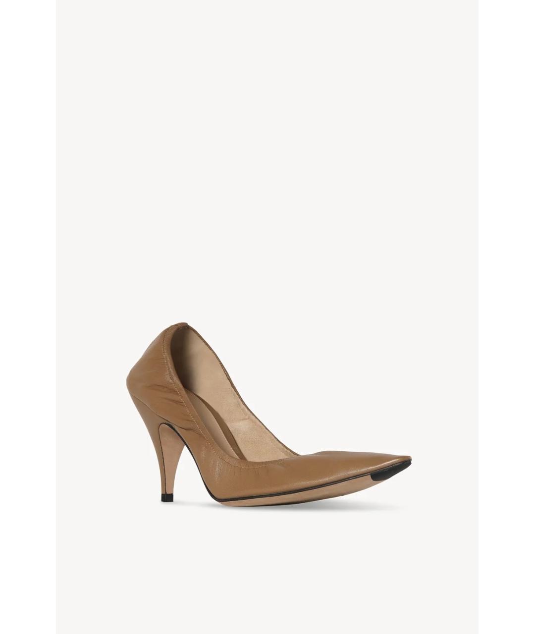 THE ROW Коричневые кожаные туфли, фото 2