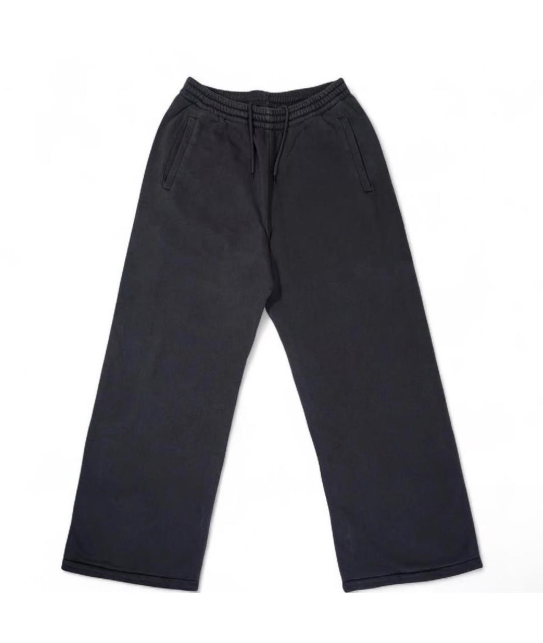 YEEZY Черные хлопковые повседневные брюки, фото 8