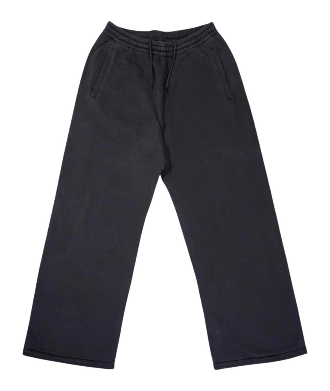 YEEZY Черные хлопковые повседневные брюки, фото 1