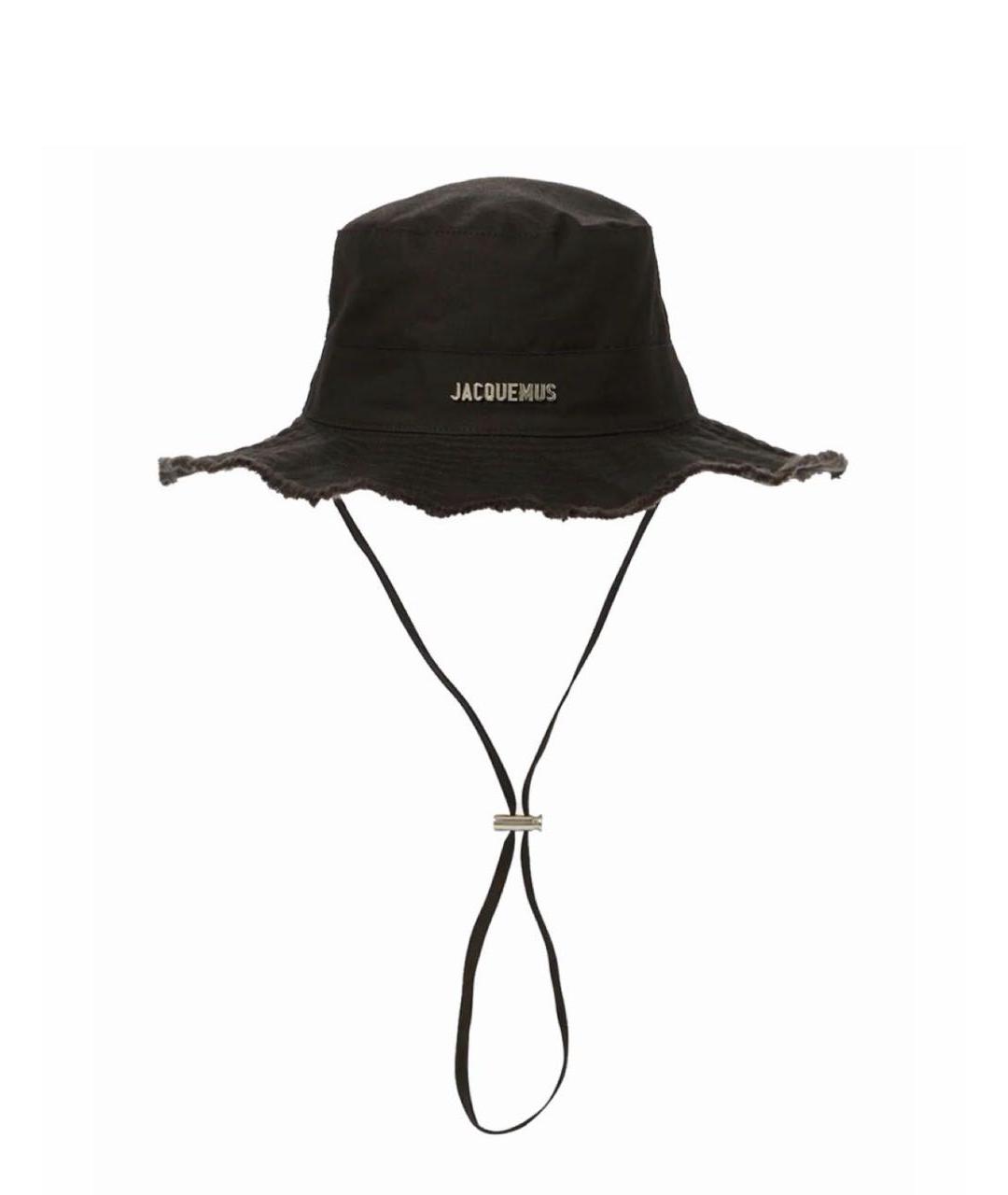 JACQUEMUS Черная хлопковая панама, фото 5