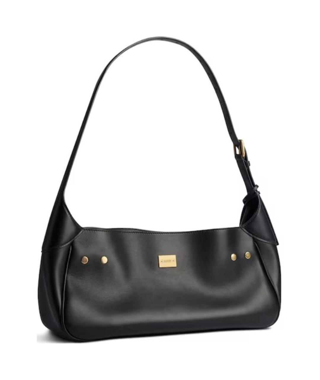 BALENCIAGA Черная кожаная сумка через плечо, фото 4