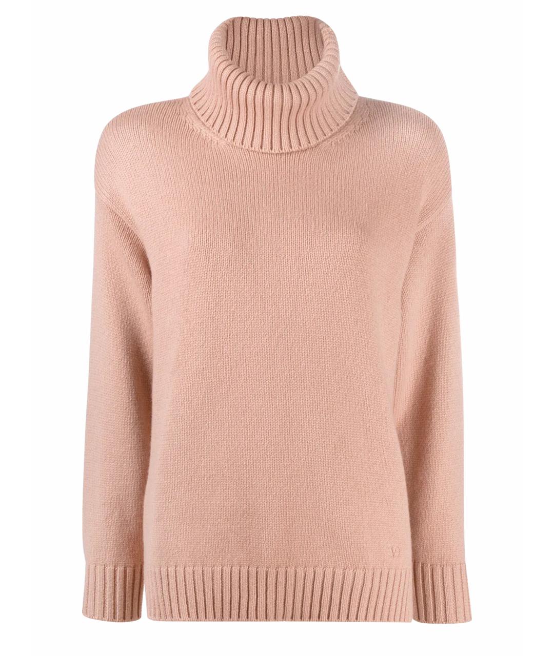 VALENTINO Бежевый шерстяной джемпер / свитер, фото 1