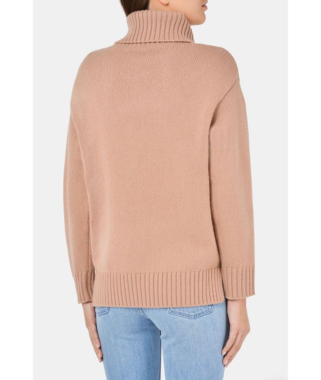 VALENTINO Бежевый шерстяной джемпер / свитер, фото 2