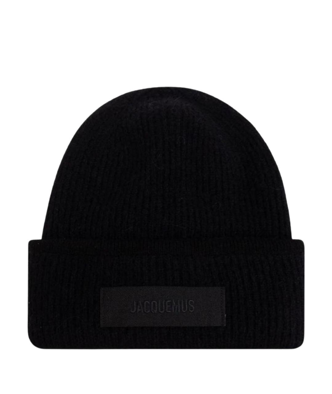 JACQUEMUS Черная шапка, фото 1