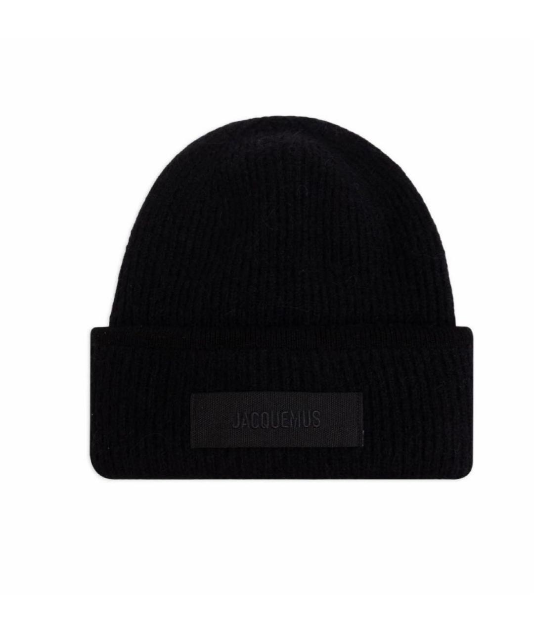 JACQUEMUS Черная шапка, фото 5