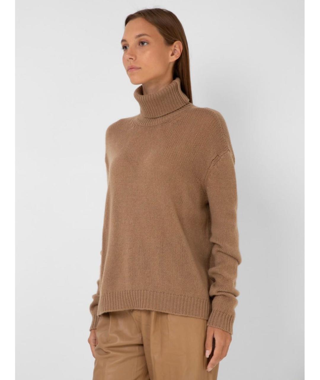 VALENTINO Бежевый кашемировый джемпер / свитер, фото 3