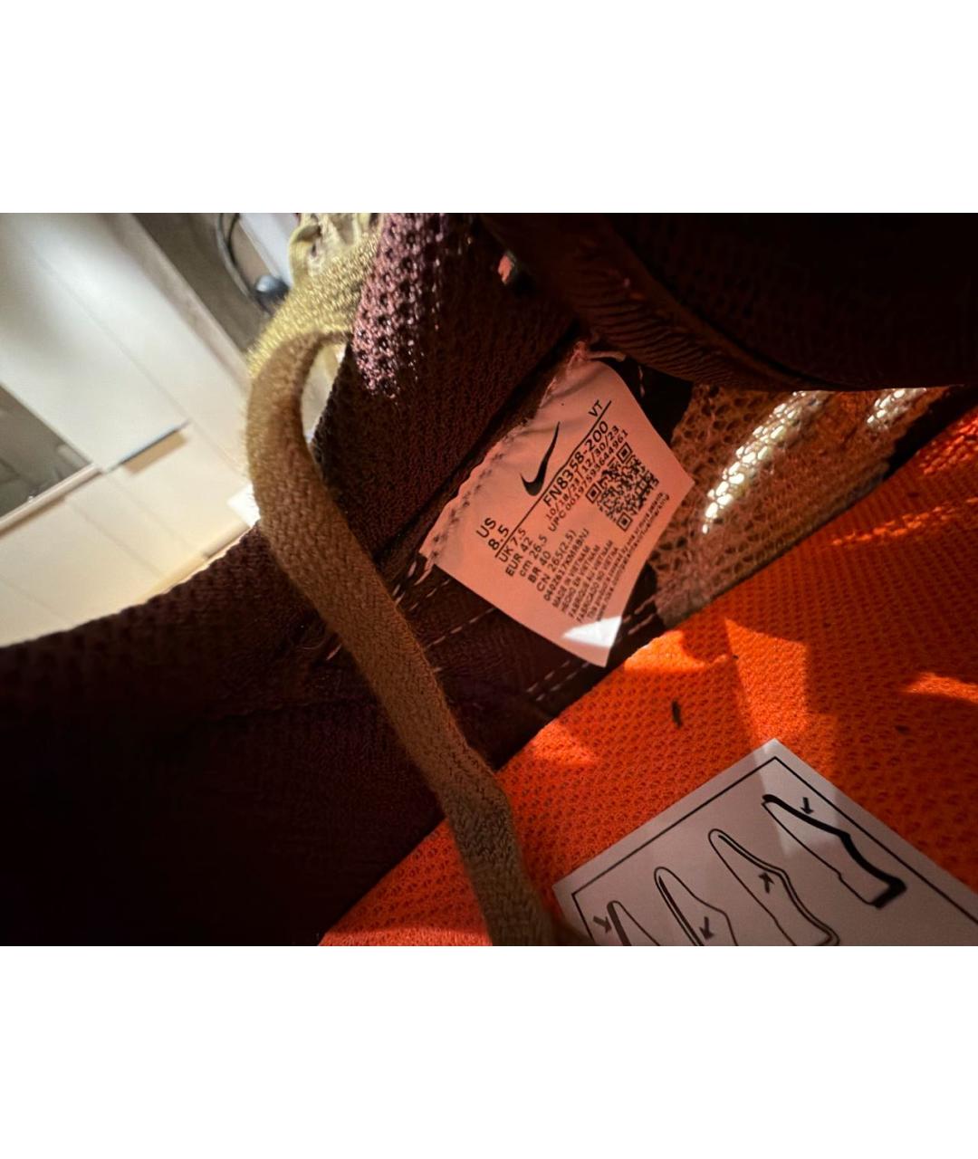 NIKE Хаки текстильные низкие кроссовки / кеды, фото 7