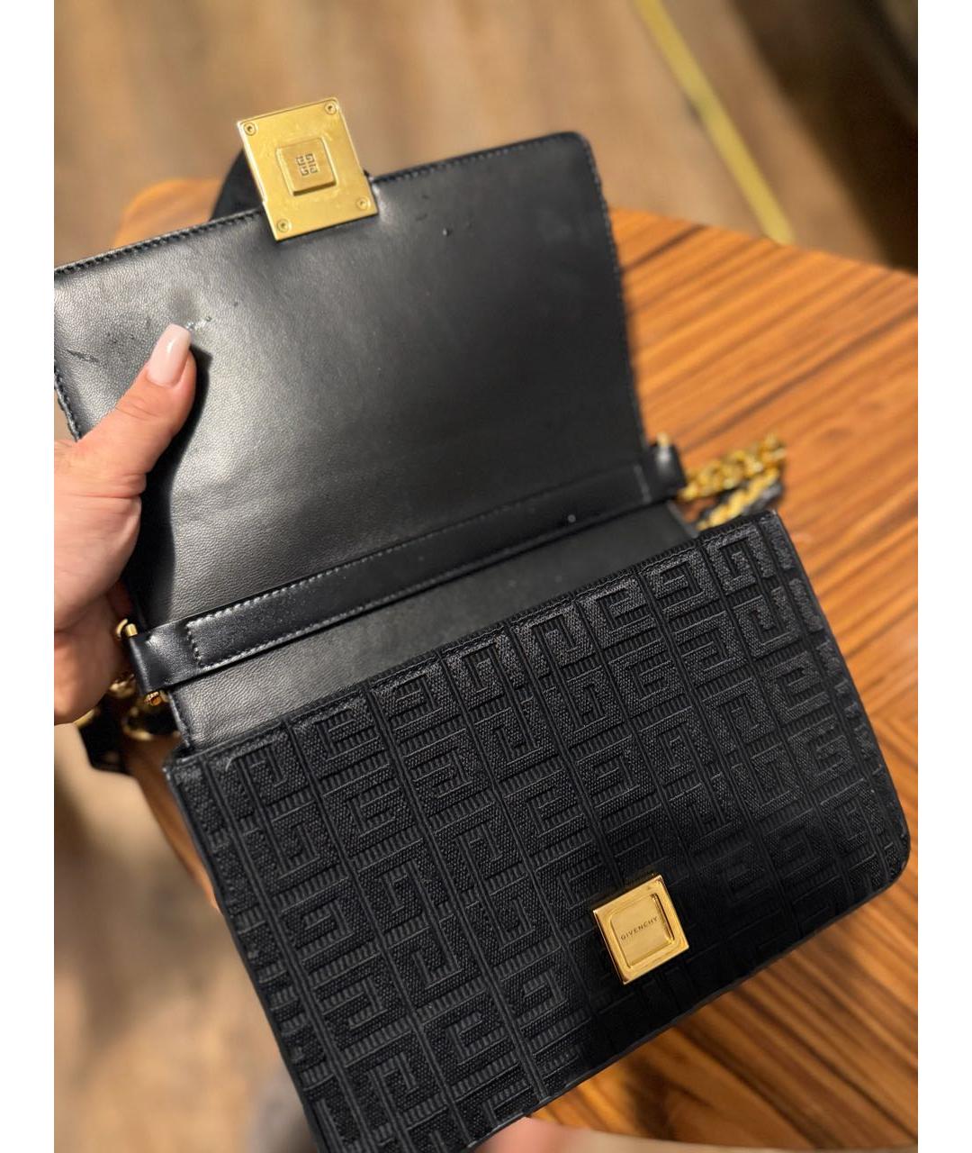 GIVENCHY Черная тканевая сумка через плечо, фото 2