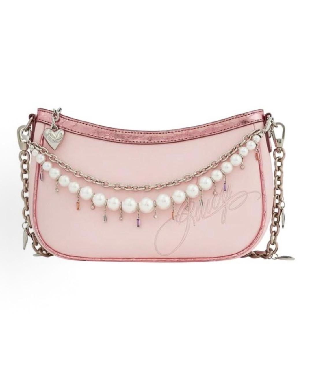 JUICY COUTURE Розовая сумка с короткими ручками, фото 5