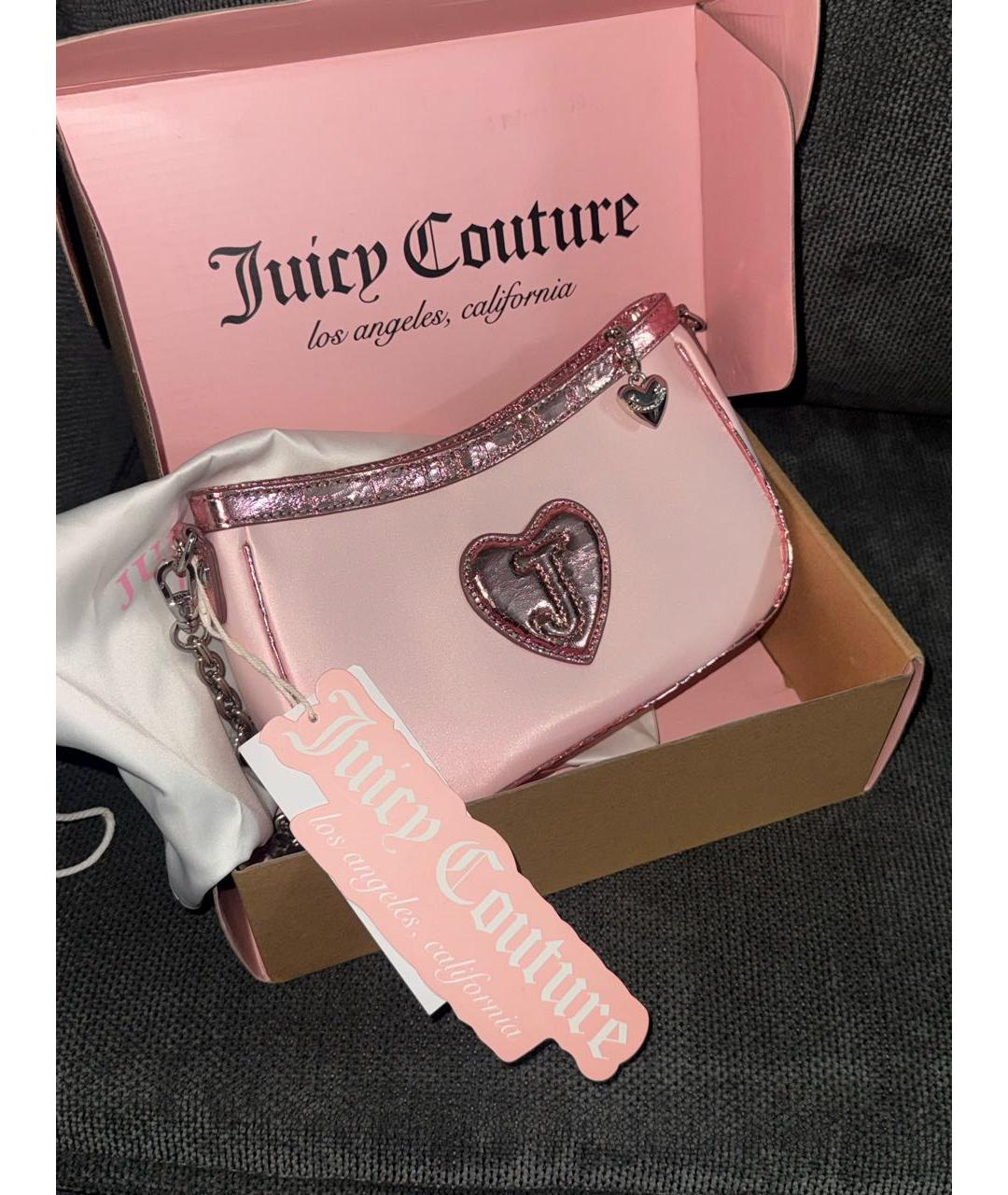 JUICY COUTURE Розовая сумка с короткими ручками, фото 3