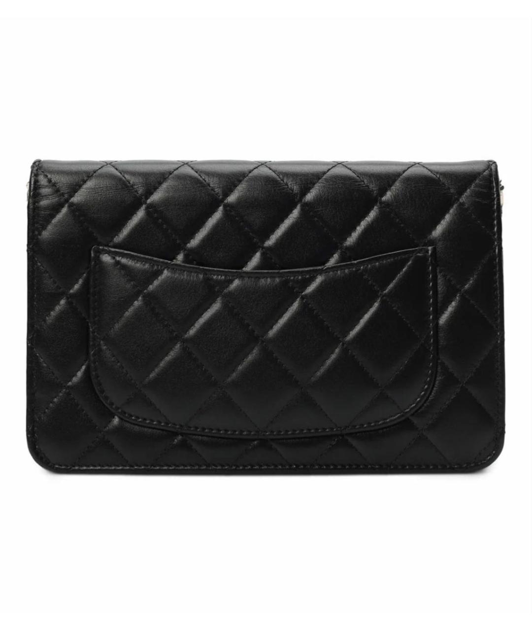 CHANEL Черная кожаная сумка через плечо, фото 2