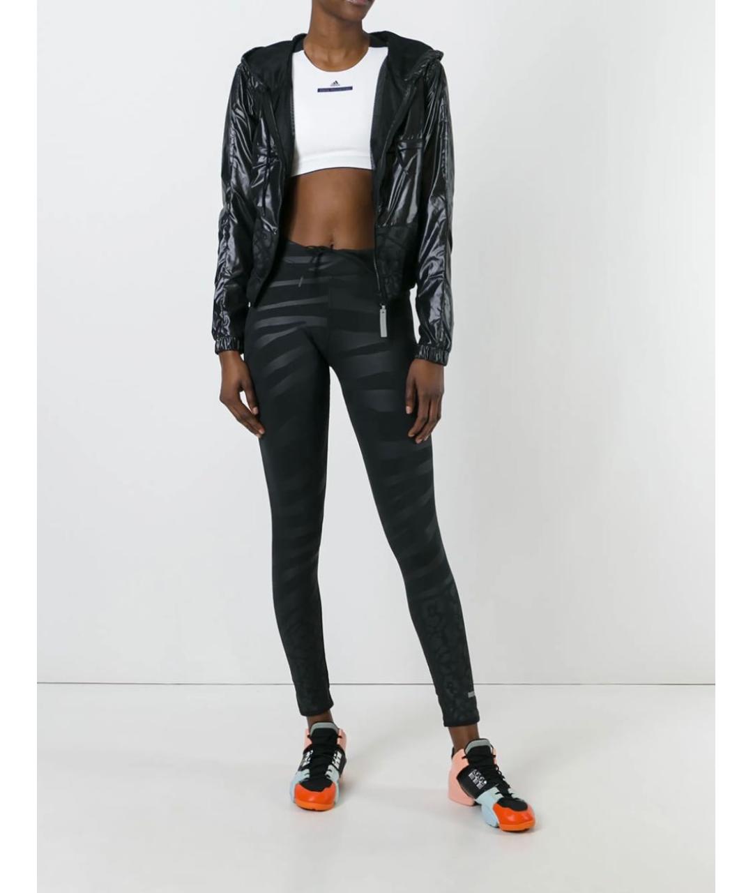 ADIDAS BY STELLA MCCARTNEY Черные полиэстеровые спортивные брюки и шорты, фото 2