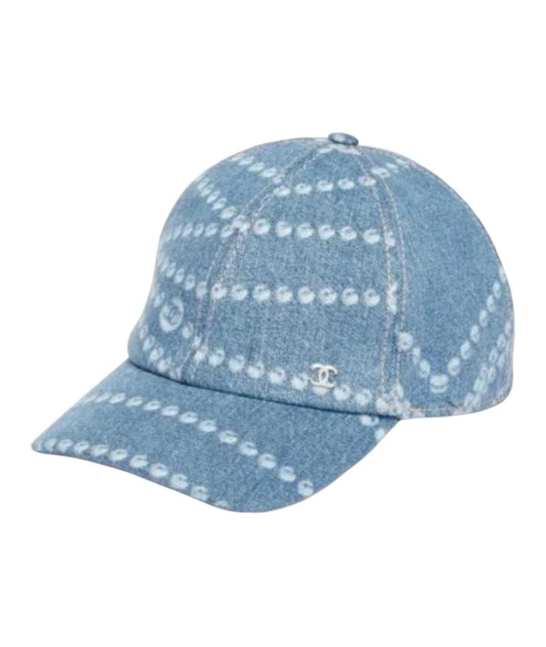 CHANEL Синяя кепка, фото 1