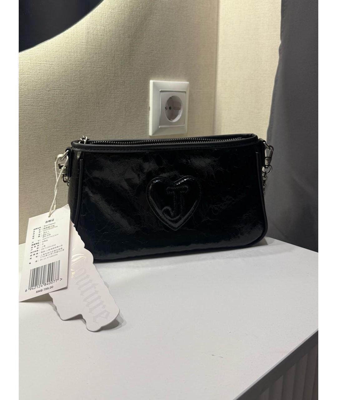 JUICY COUTURE Черная сумка с короткими ручками, фото 3