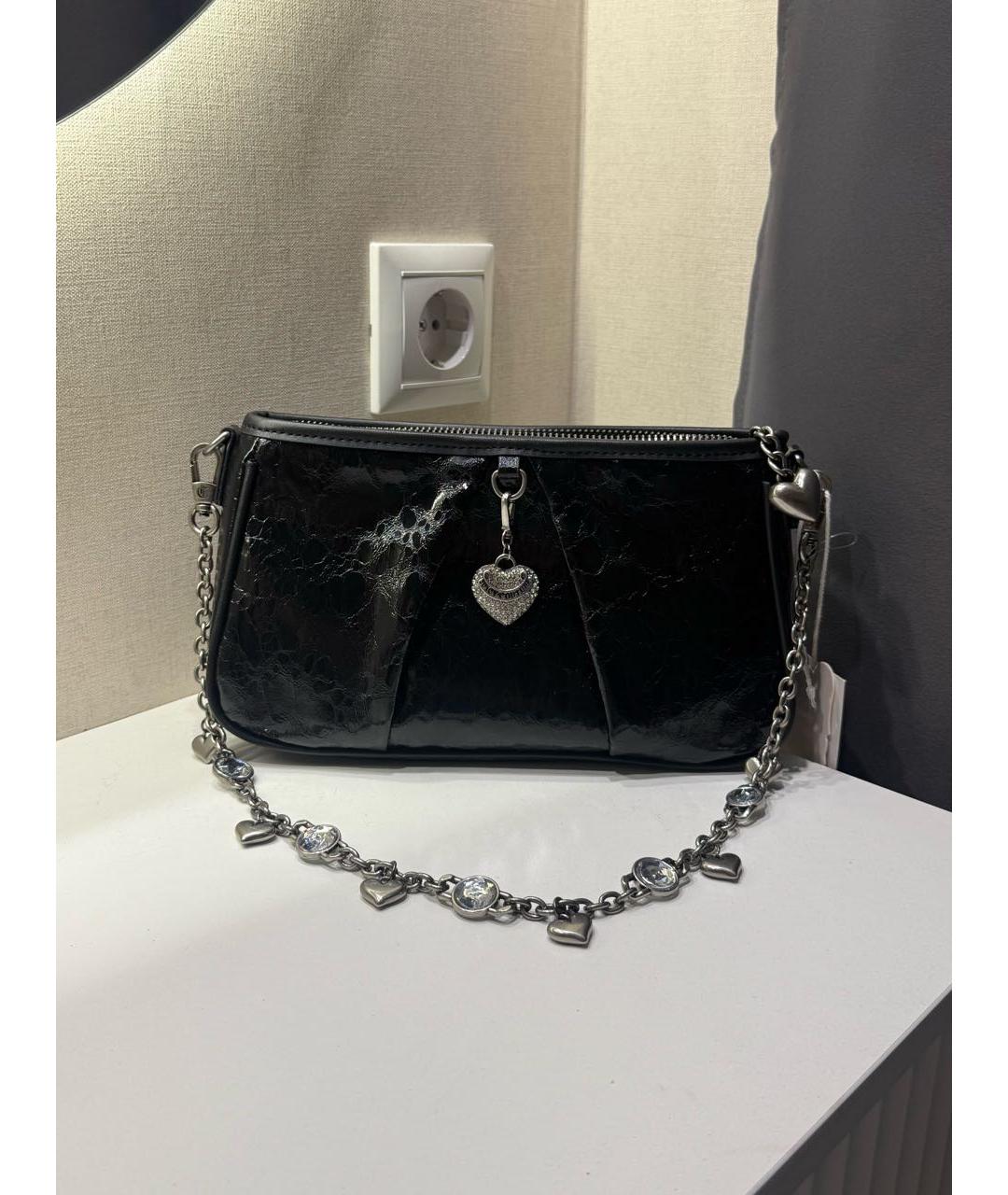 JUICY COUTURE Черная сумка с короткими ручками, фото 2