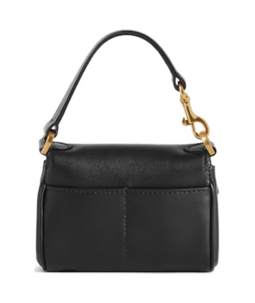 BALENCIAGA Черная кожаная сумка через плечо, фото 5